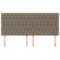 vidaXL Κεφαλάρια Κρεβατιού 4 τεμ. Taupe 100x7x78/88 εκ. Υφασμάτινο