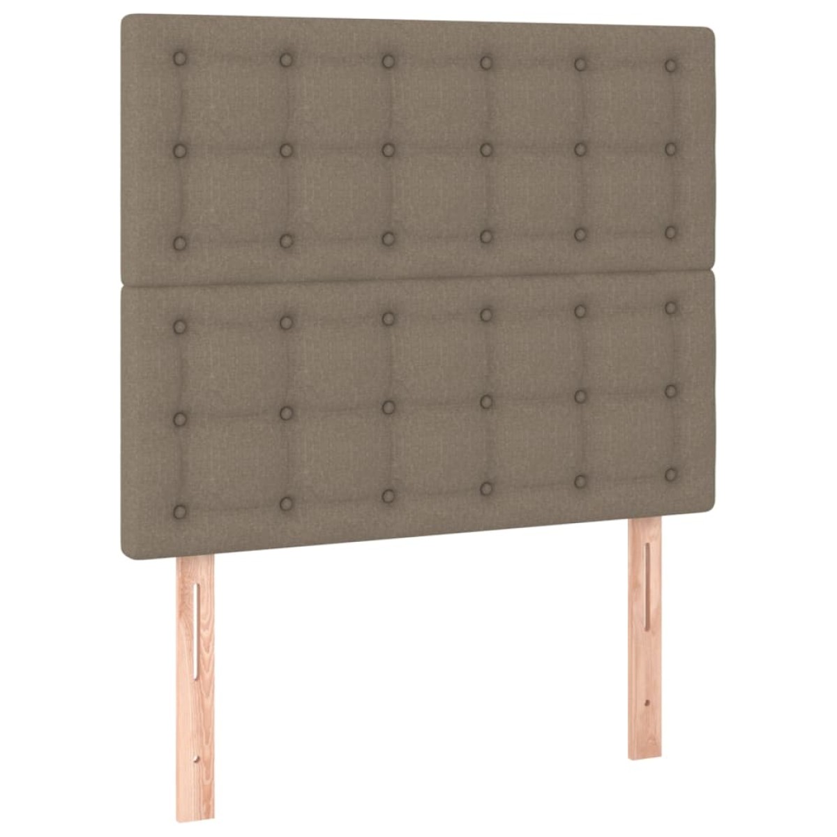 vidaXL Κεφαλάρια Κρεβατιού 2 τεμ. Taupe 100x5x78/88 εκ. Υφασμάτινο