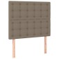 vidaXL Κεφαλάρια Κρεβατιού 2 τεμ. Taupe 100x5x78/88 εκ. Υφασμάτινο