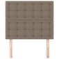 vidaXL Κεφαλάρια Κρεβατιού 2 τεμ. Taupe 100x5x78/88 εκ. Υφασμάτινο