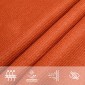 vidaXL Πανί Σκίασης Ορθογώνιο Πορτοκαλί 160 γρ./μ² 3x4,5 μ. από HDPE
