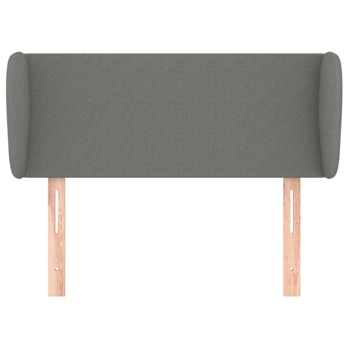 vidaXL Κεφαλάρι με Πτερύγια Σκούρο Γκρι 83x23x78/88 εκ. Υφασμάτινο