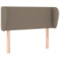 vidaXL Κεφαλάρι με Πτερύγια Taupe 83 x 23 x 78/88 εκ. Υφασμάτινο