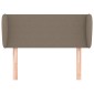 vidaXL Κεφαλάρι με Πτερύγια Taupe 83 x 23 x 78/88 εκ. Υφασμάτινο