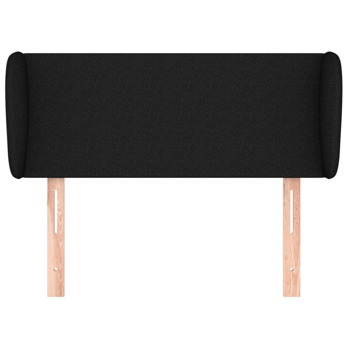 vidaXL Κεφαλάρι με Πτερύγια Μαύρο 93x23x78/88 εκ. Υφασμάτινο