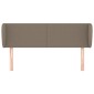 vidaXL Κεφαλάρι με Πτερύγια Taupe 147 x 23 x 78/88 εκ. Υφασμάτινο