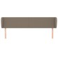 vidaXL Κεφαλάρι με Πτερύγια Taupe 163x23x78/88 εκ. Υφασμάτινο
