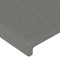 vidaXL Κεφαλάρι με Πτερύγια Σκούρο Γκρι 183x23x78/88 εκ. Υφασμάτινο