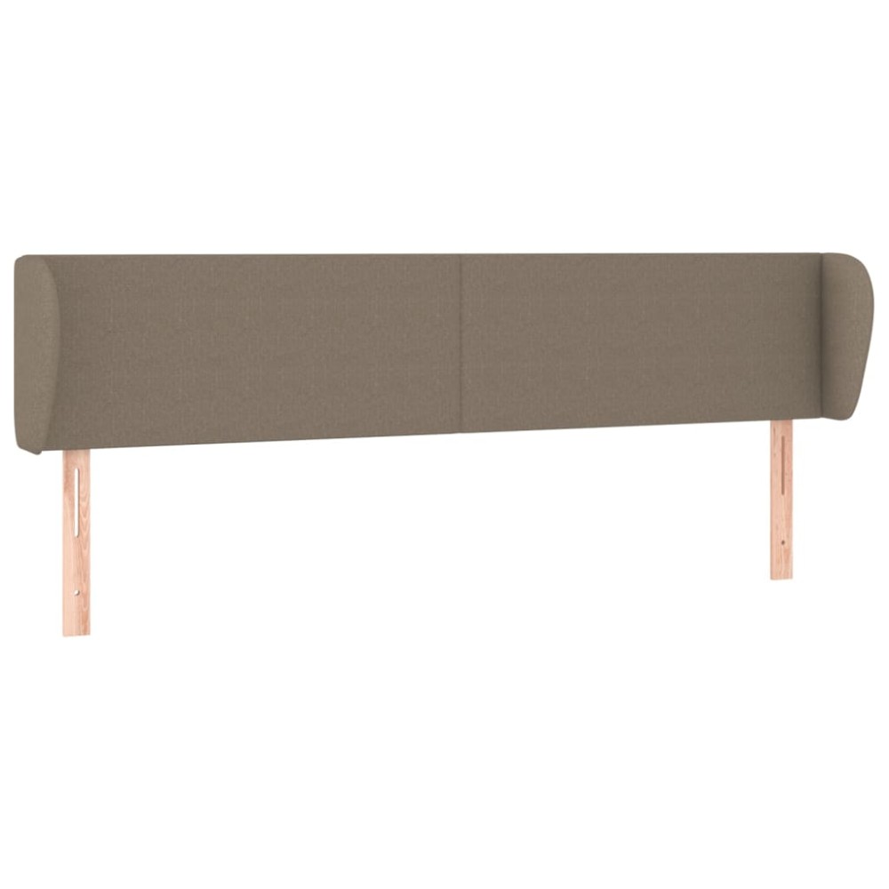 vidaXL Κεφαλάρι με Πτερύγια Taupe 183x23x78/88 εκ. Υφασμάτινο