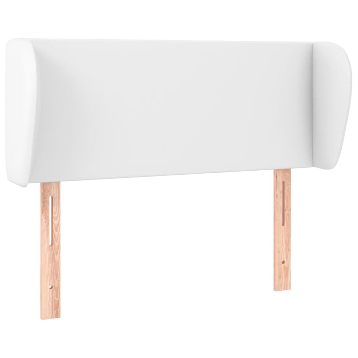vidaXL Κεφαλάρι με Πτερύγια Λευκό 103x23x78/88 εκ.Συνθετικό Δέρμα