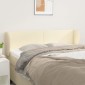 vidaXL Κεφαλάρι με Πτερύγια Κρεμ 147x23x78/88 εκ. Συνθετικό Δέρμα