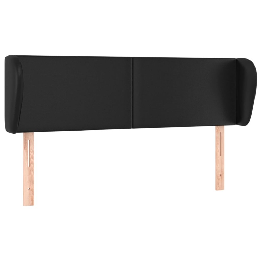 vidaXL Κεφαλάρι με Πτερύγια Γκρι 147x23x78/88 εκ. Συνθετικό Δέρμα