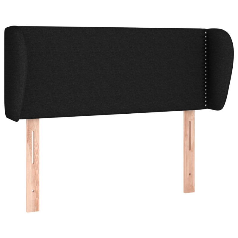 vidaXL Κεφαλάρι με Πτερύγια Μαύρο 83 x 23 x 78/88 εκ. Υφασμάτινο