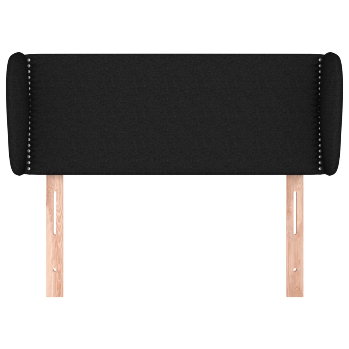 vidaXL Κεφαλάρι με Πτερύγια Μαύρο 83 x 23 x 78/88 εκ. Υφασμάτινο