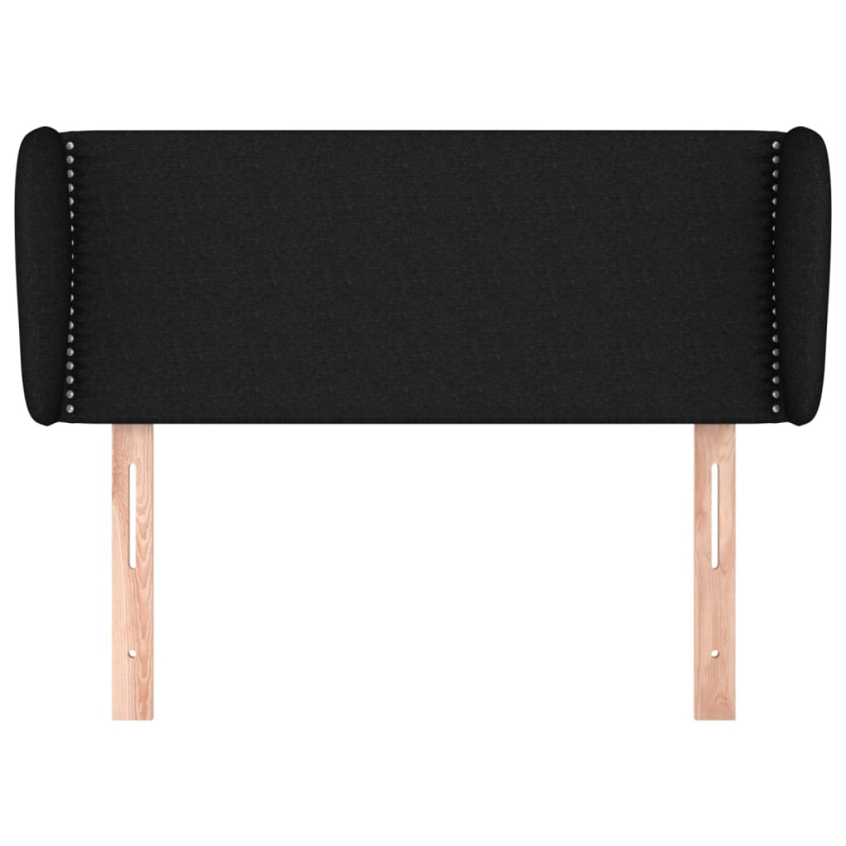 vidaXL Κεφαλάρι με Πτερύγια Μαύρο 93x23x78/88 εκ. Υφασμάτινο