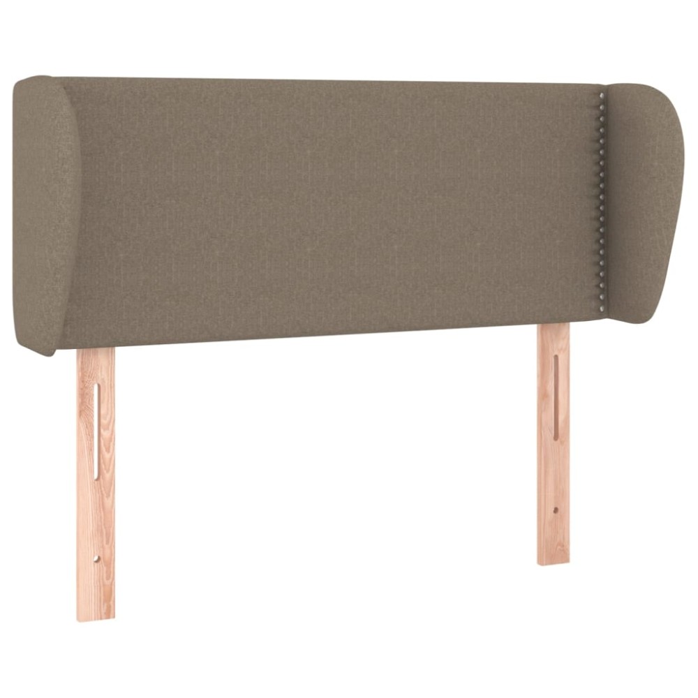 vidaXL Κεφαλάρι με Πτερύγια Taupe 93x23x78/88 εκ. Υφασμάτινο