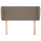 vidaXL Κεφαλάρι με Πτερύγια Taupe 93x23x78/88 εκ. Υφασμάτινο