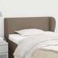 vidaXL Κεφαλάρι με Πτερύγια Taupe 93x23x78/88 εκ. Υφασμάτινο