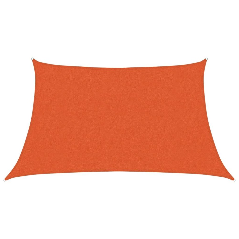 vidaXL Πανί Σκίασης 160 g/m² Τραπέζιο Πορτοκαλί 3/4 x 2 μ. HDPE