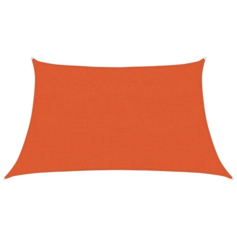 vidaXL Πανί Σκίασης 160 g/m² Τραπέζιο Πορτοκαλί 3/4 x 2 μ. HDPE