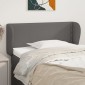 vidaXL Κεφαλάρι με Πτερύγια Γκρι 83x23x78/88 εκ. Συνθετικό Δέρμα
