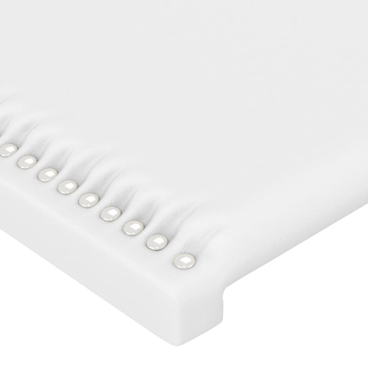 vidaXL Κεφαλάρι με Πτερύγια Λευκό 103x23x78/88 εκ.Συνθετικό Δέρμα