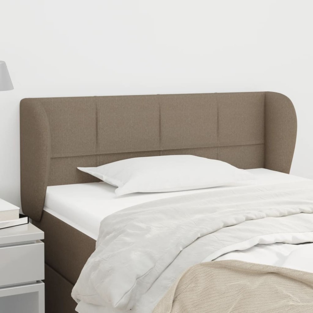 vidaXL Κεφαλάρι με Πτερύγια Taupe 93x23x78/88 εκ. Υφασμάτινο