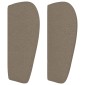 vidaXL Κεφαλάρι με Πτερύγια Taupe 93x23x78/88 εκ. Υφασμάτινο