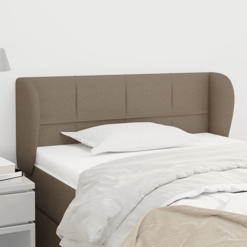 vidaXL Κεφαλάρι με Πτερύγια Taupe 103x23x78/88 εκ. Υφασμάτινο
