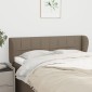 vidaXL Κεφαλάρι με Πτερύγια Taupe 147 x 23 x 78/88 εκ. Υφασμάτινο