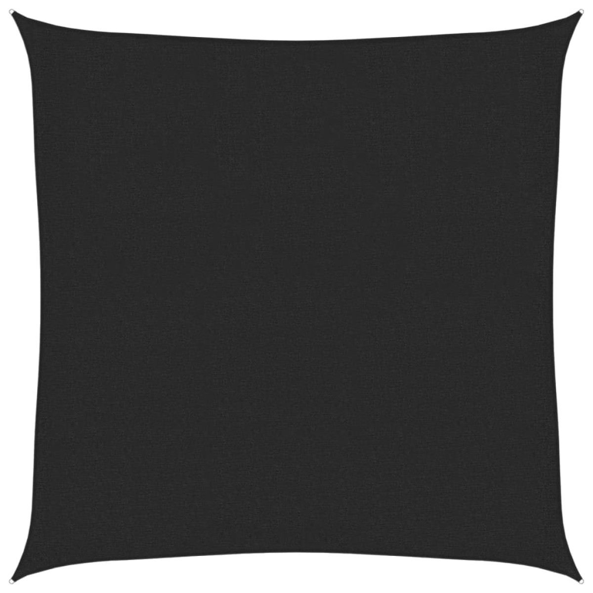 vidaXL Πανί Σκίασης Μαύρο 3,6 x 3,6 μ. από HDPE 160 γρ./μ²