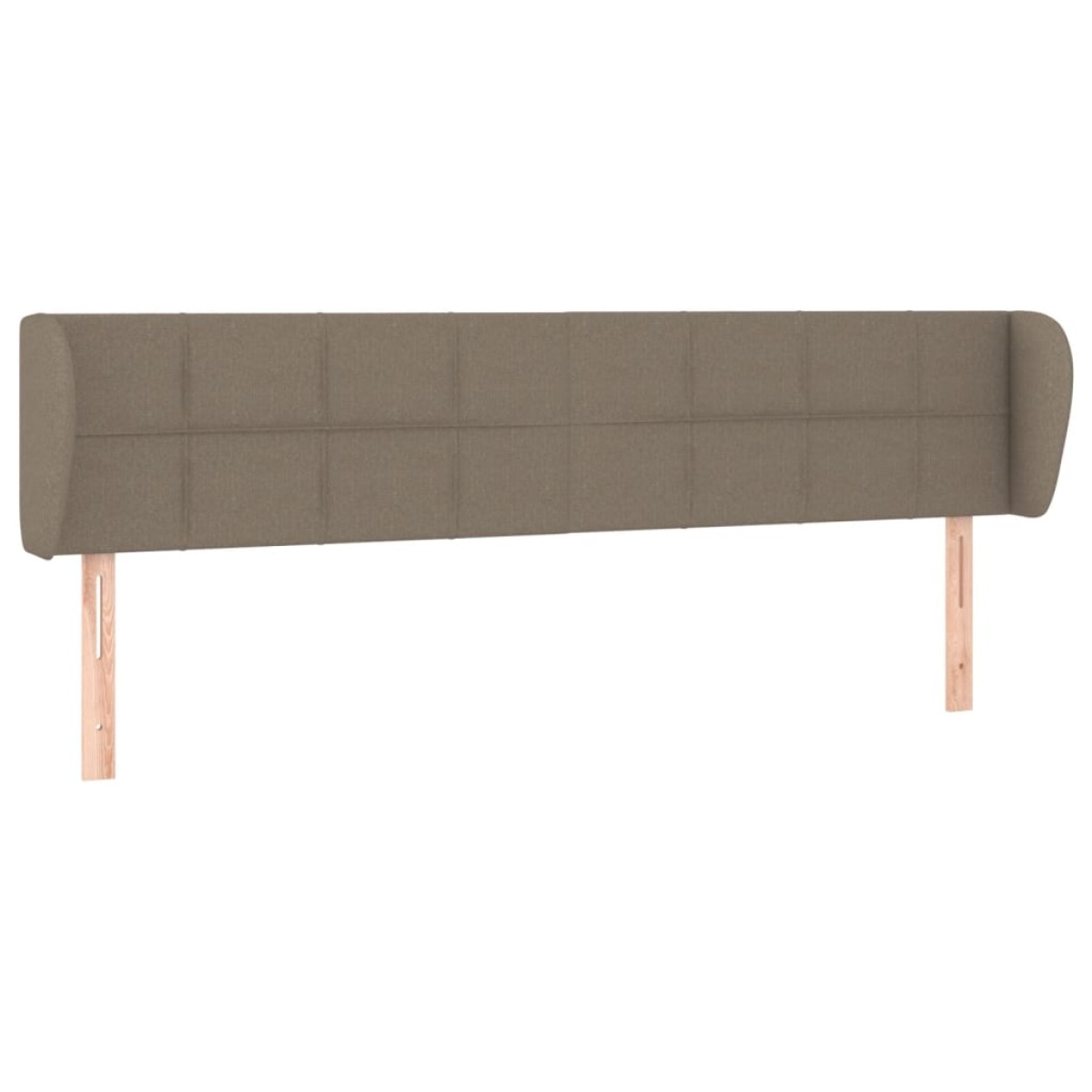vidaXL Κεφαλάρι με Πτερύγια Taupe 163x23x78/88 εκ. Υφασμάτινο