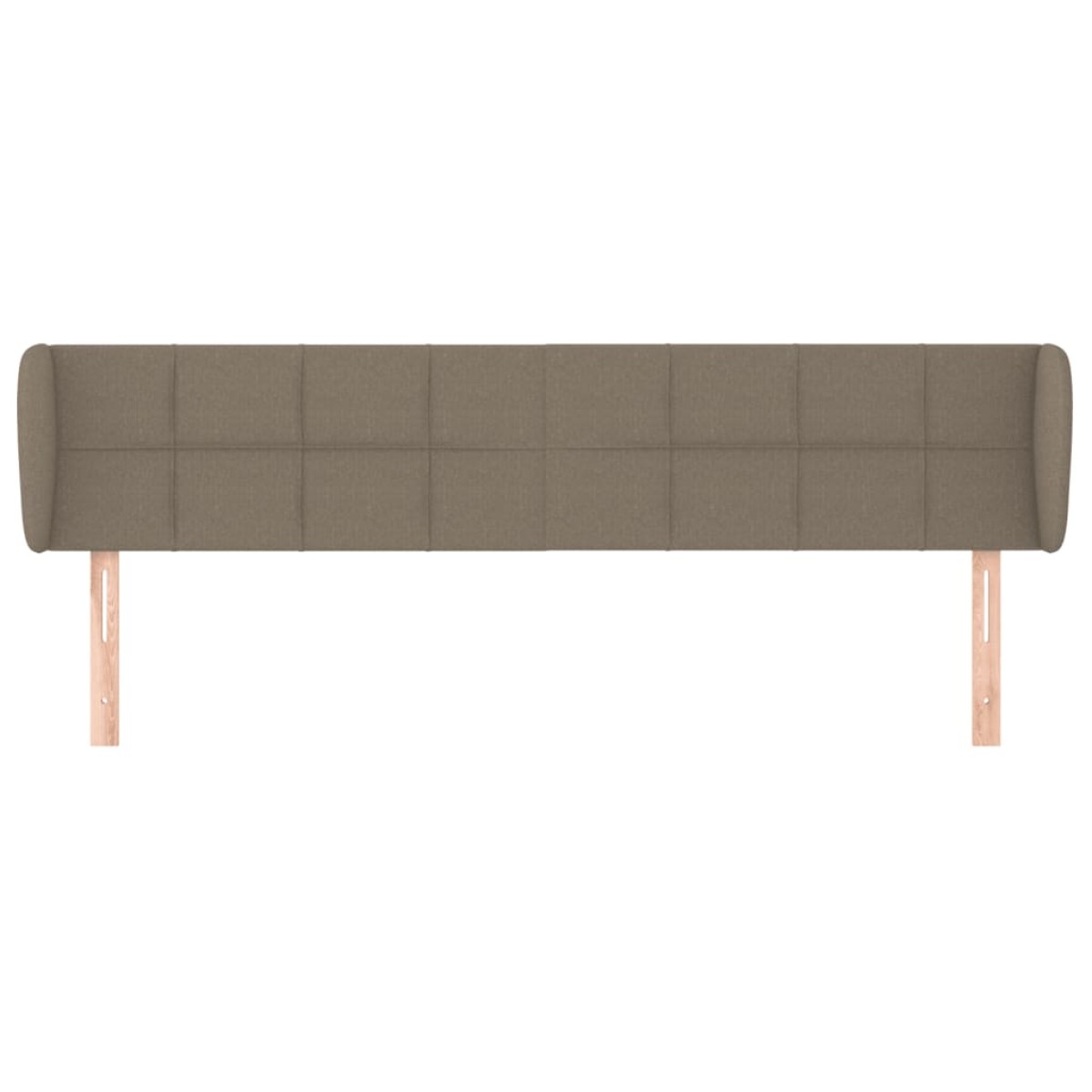 vidaXL Κεφαλάρι με Πτερύγια Taupe 163x23x78/88 εκ. Υφασμάτινο