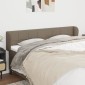vidaXL Κεφαλάρι με Πτερύγια Taupe 183x23x78/88 εκ. Υφασμάτινο