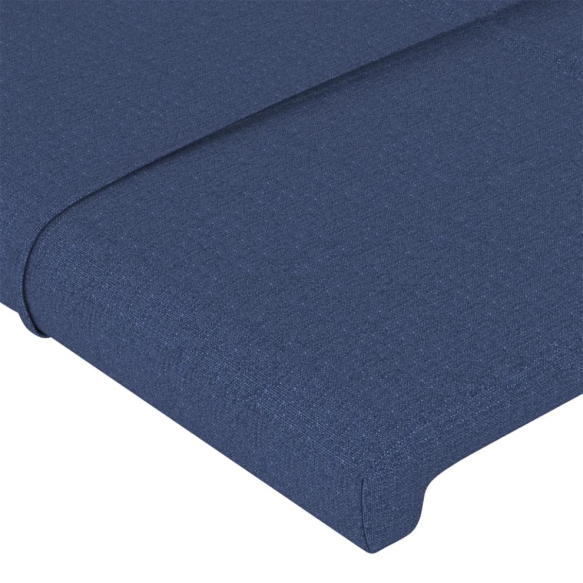 vidaXL Κεφαλάρι με Πτερύγια Μπλε 203 x 23 x 78/88 εκ. Υφασμάτινο