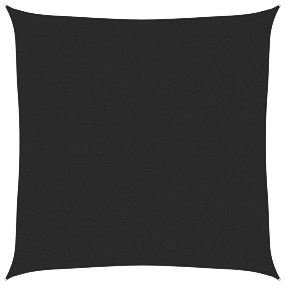 vidaXL Πανί Σκίασης Μαύρο 5 x 5 μ. από HDPE 160 γρ./μ²