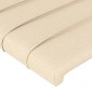 vidaXL Κεφαλάρι με Πτερύγια Κρεμ 83 x 23 x 78/88 εκ. Υφασμάτινο
