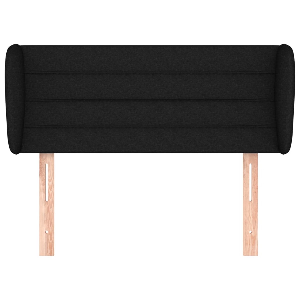 vidaXL Κεφαλάρι με Πτερύγια Μαύρο 93x23x78/88 εκ. Υφασμάτινο