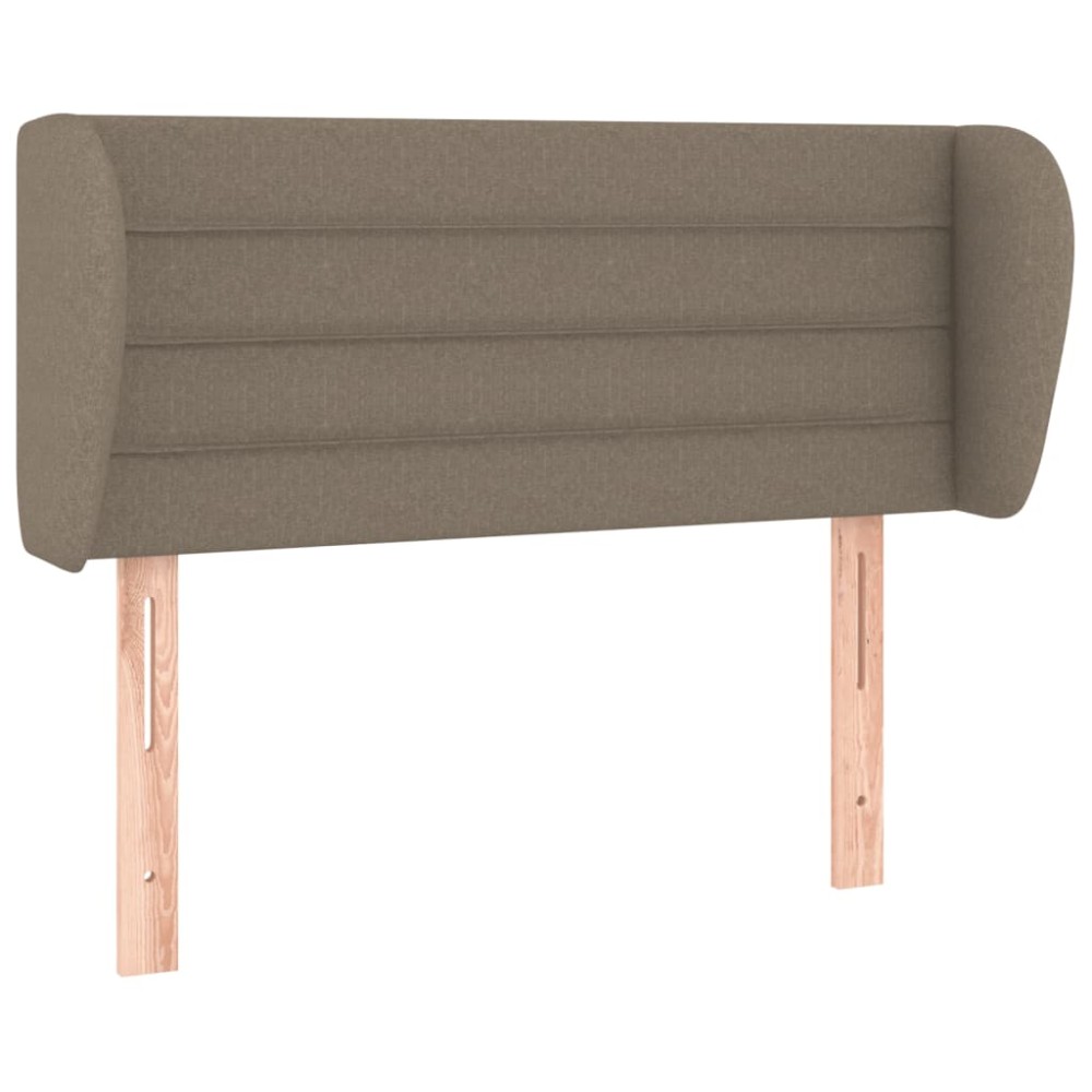 vidaXL Κεφαλάρι με Πτερύγια Taupe 93x23x78/88 εκ. Υφασμάτινο