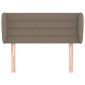 vidaXL Κεφαλάρι με Πτερύγια Taupe 93x23x78/88 εκ. Υφασμάτινο