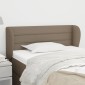 vidaXL Κεφαλάρι με Πτερύγια Taupe 93x23x78/88 εκ. Υφασμάτινο