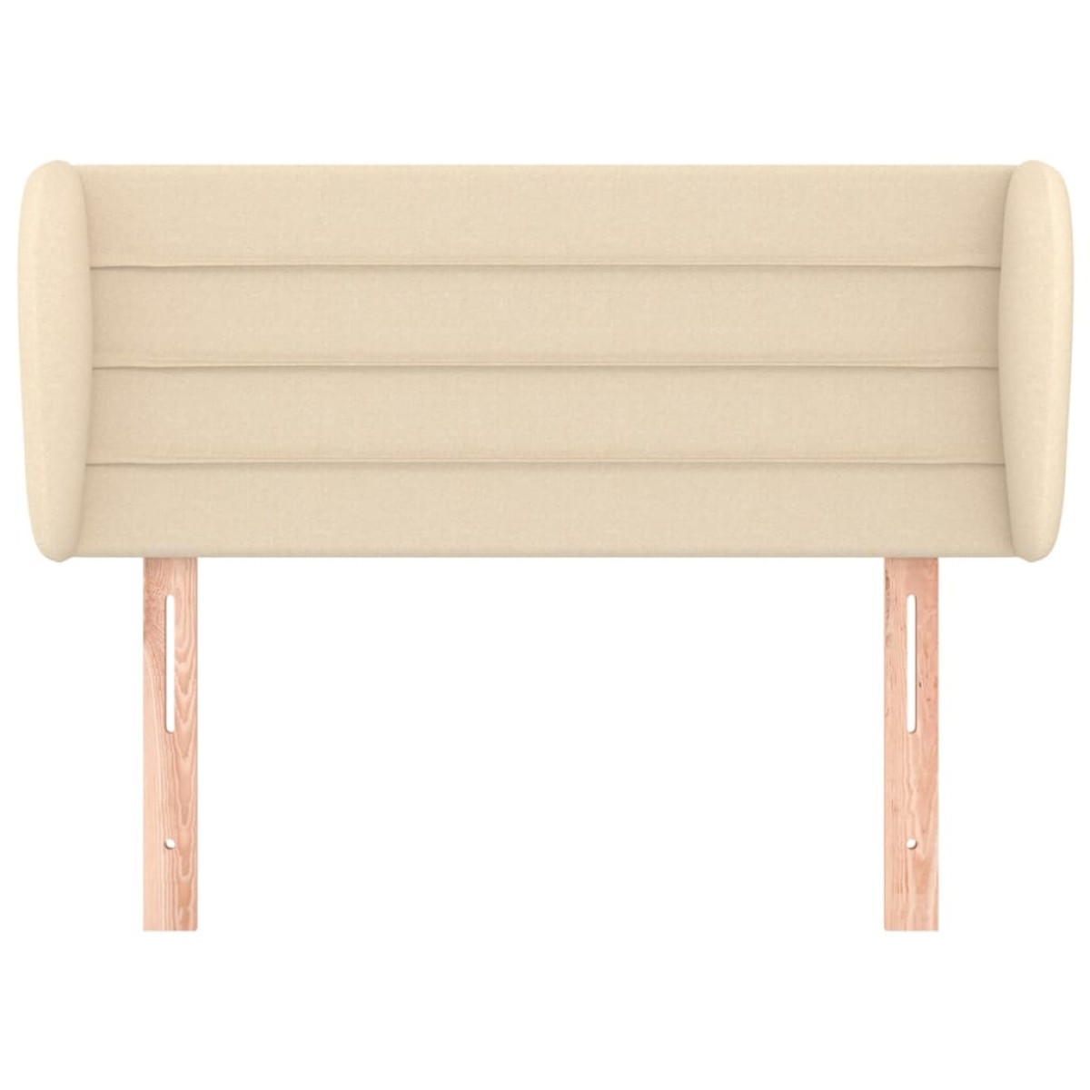 vidaXL Κεφαλάρι με Πτερύγια Κρεμ 93x23x78/88 εκ. Υφασμάτινο