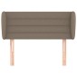 vidaXL Κεφαλάρι με Πτερύγια Taupe 103x23x78/88 εκ. Υφασμάτινο