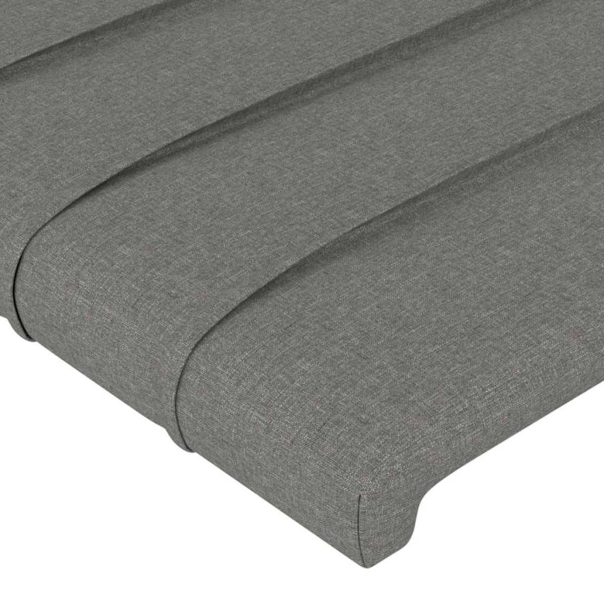 vidaXL Κεφαλάρι με Πτερύγια Σκούρο Γκρι 183x23x78/88 εκ. Υφασμάτινο