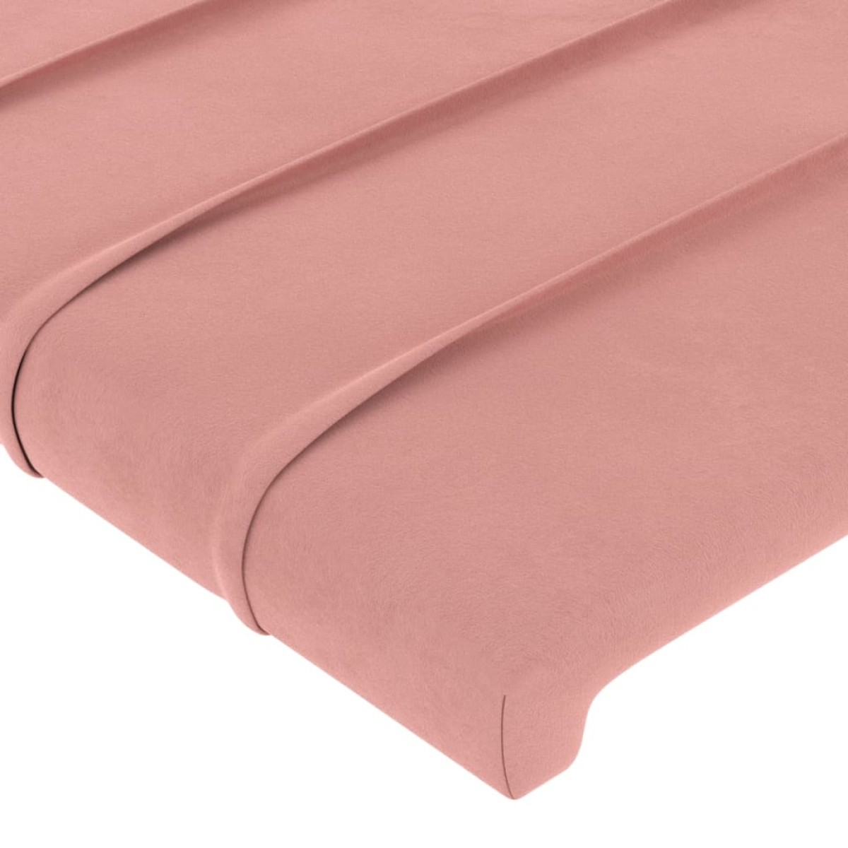 vidaXL Κεφαλάρι με Πτερύγια Ροζ 103x23x78/88 εκ. Βελούδινο