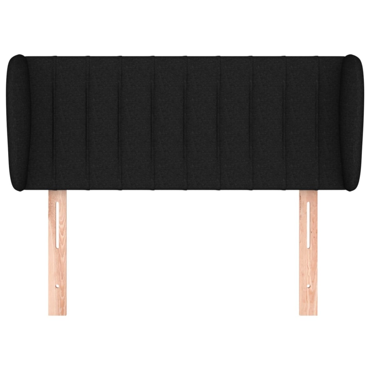 vidaXL Κεφαλάρι με Πτερύγια Μαύρο 93x23x78/88 εκ. Υφασμάτινο