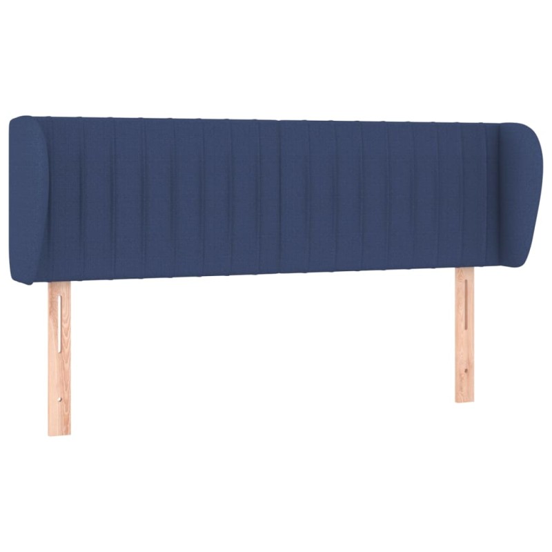 vidaXL Κεφαλάρι με Πτερύγια Μπλε 147 x 23 x 78/88 εκ. Υφασμάτινο