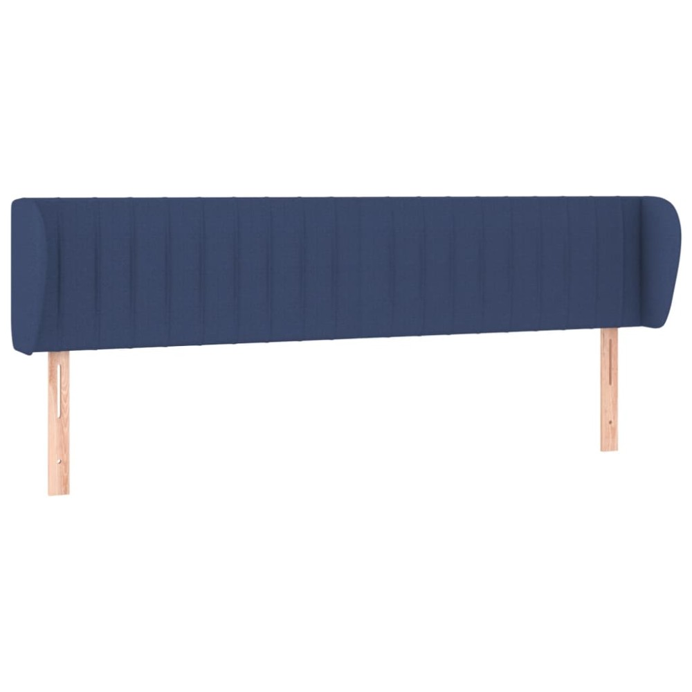 vidaXL Κεφαλάρι με Πτερύγια Μπλε 183x23x78/88 εκ. Υφασμάτινο