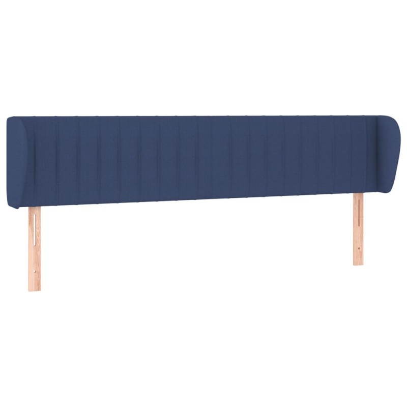 vidaXL Κεφαλάρι με Πτερύγια Μπλε 183x23x78/88 εκ. Υφασμάτινο
