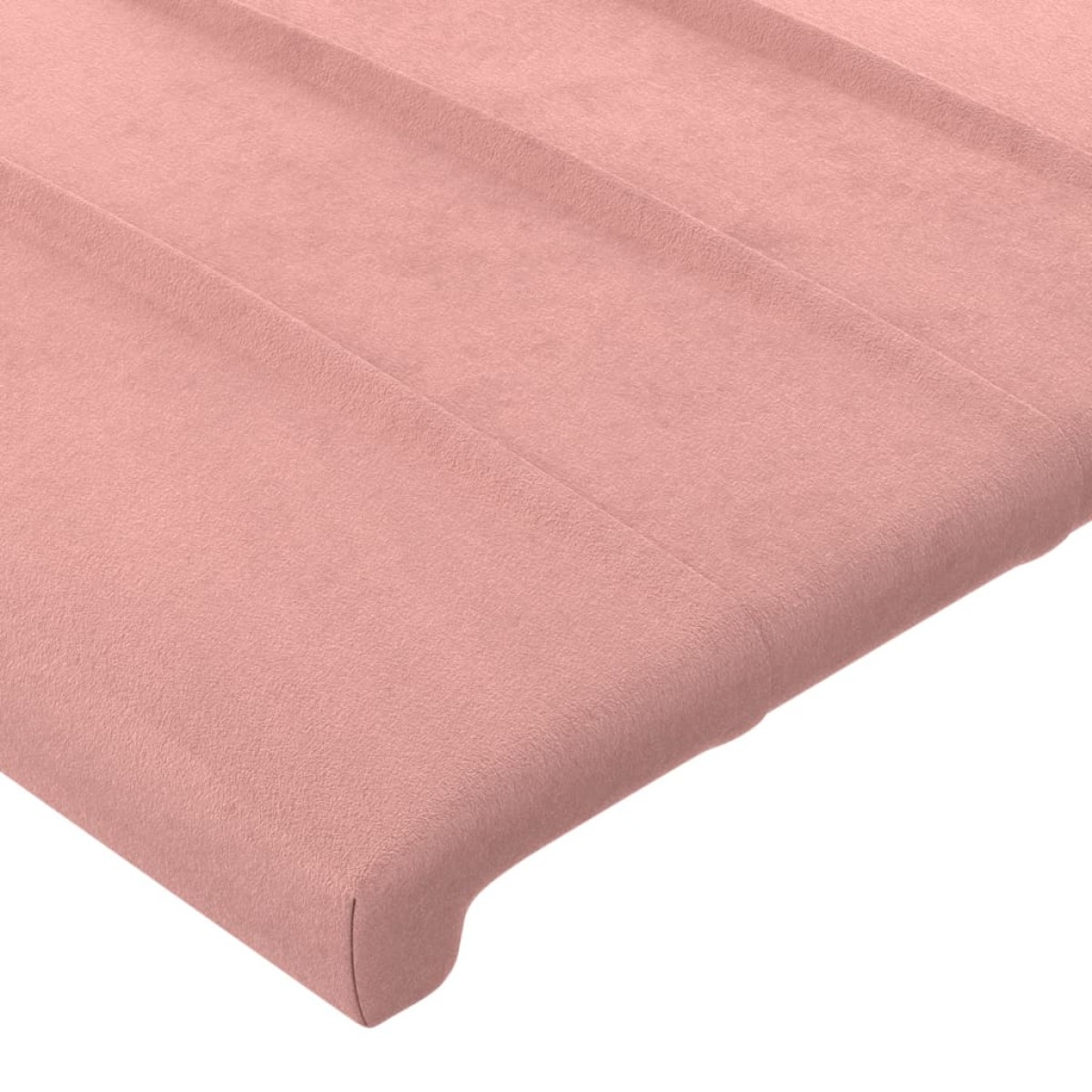 vidaXL Κεφαλάρι με Πτερύγια Ροζ 183x23x78/88 εκ. Βελούδινο